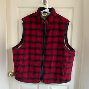 L.L. Bean Sherpa-Lined Wool Vest